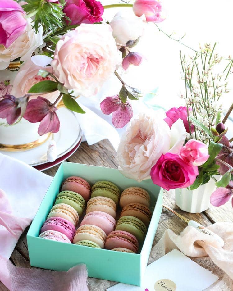 Macaroons for Mother's Day Gifting Afternoon Tea Party