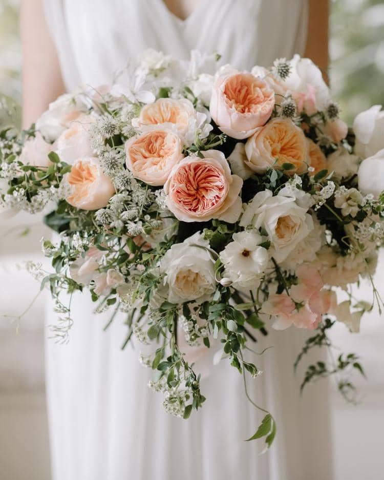 Juliet Rose Wedding Bouquet Design