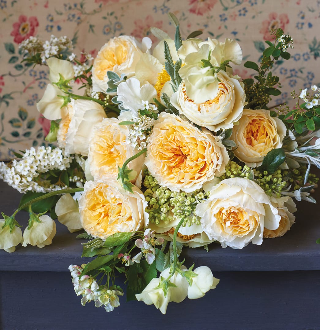 Beatrice rose wedding bouquet design