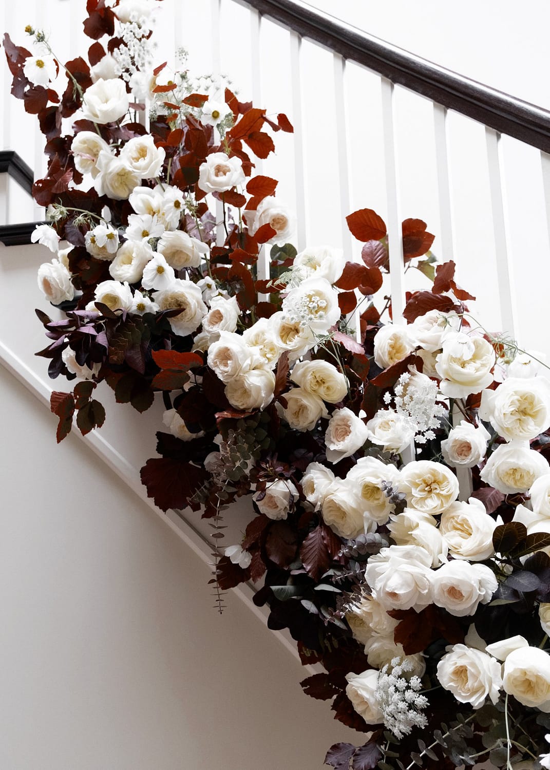 David Austin Roses 階段の花のデザイン