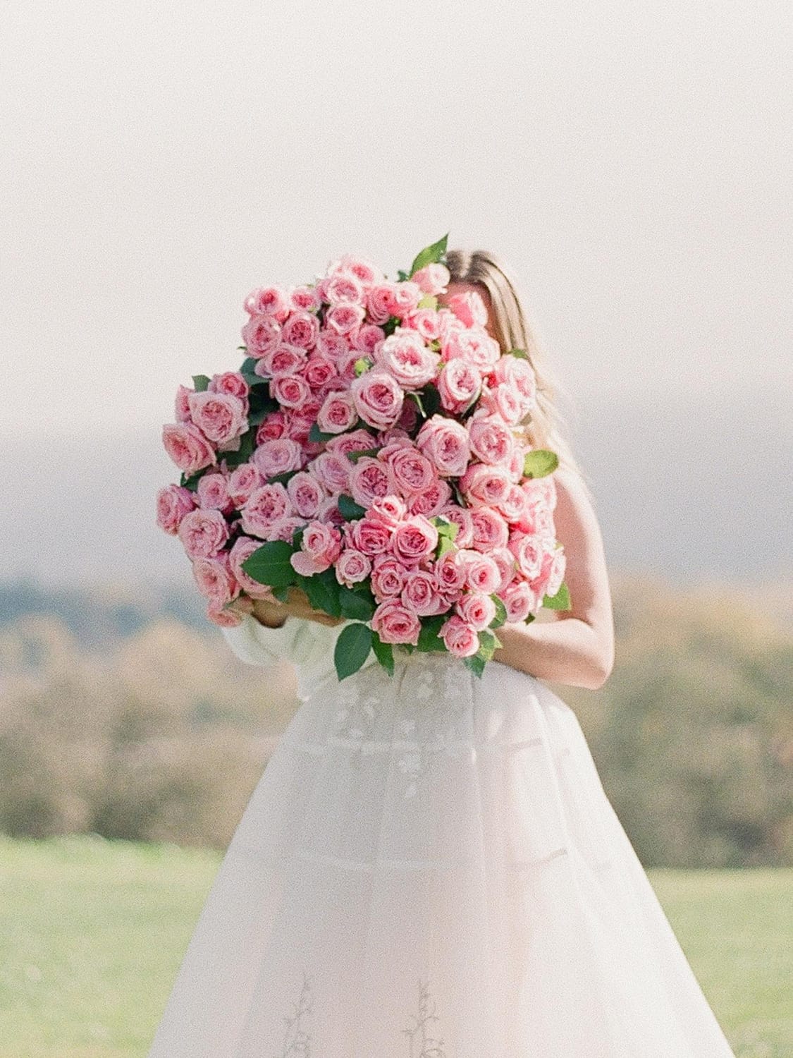 Oversized Pink Wedding Bouquet