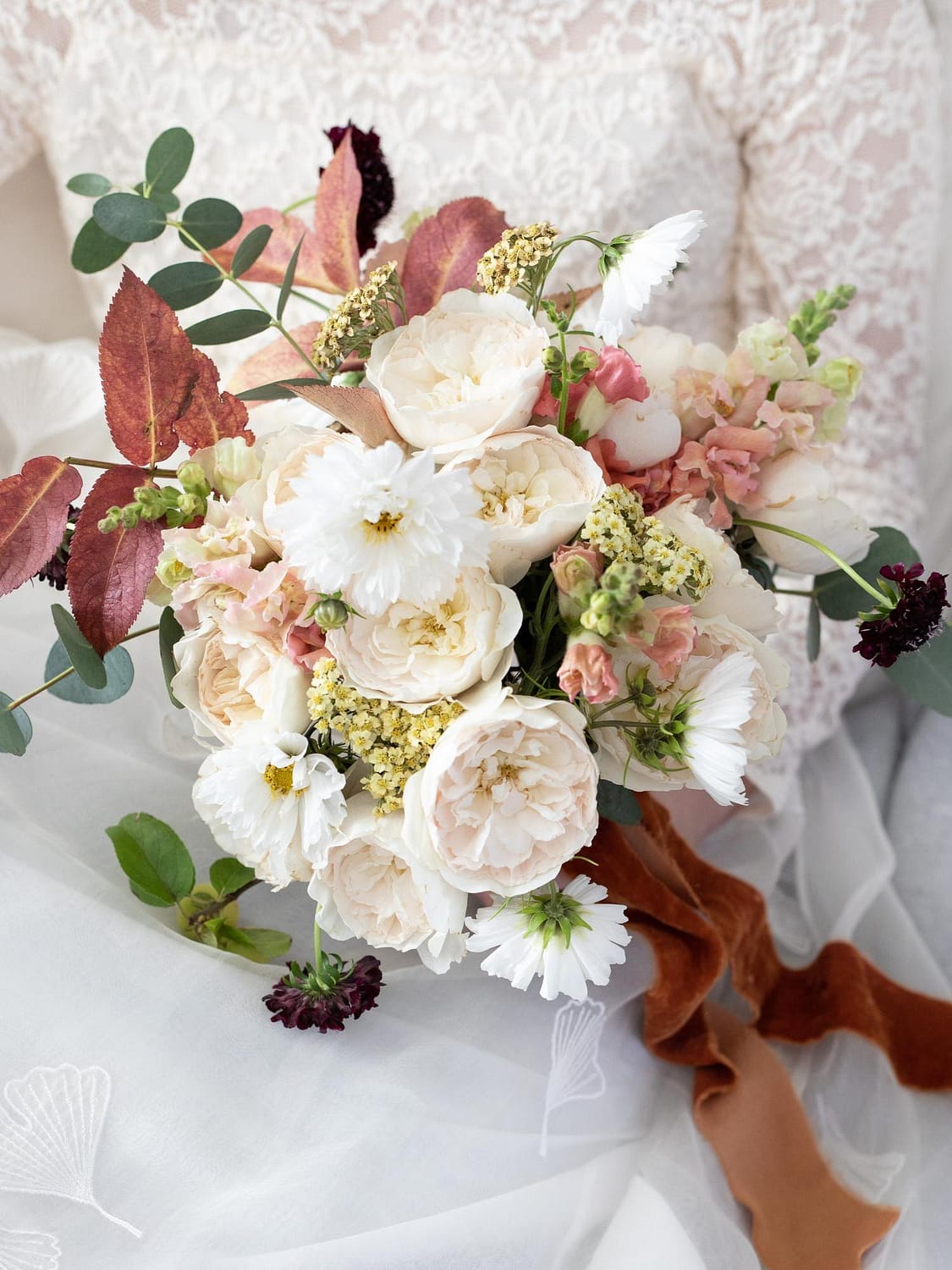 Bouquet de mariée blanche