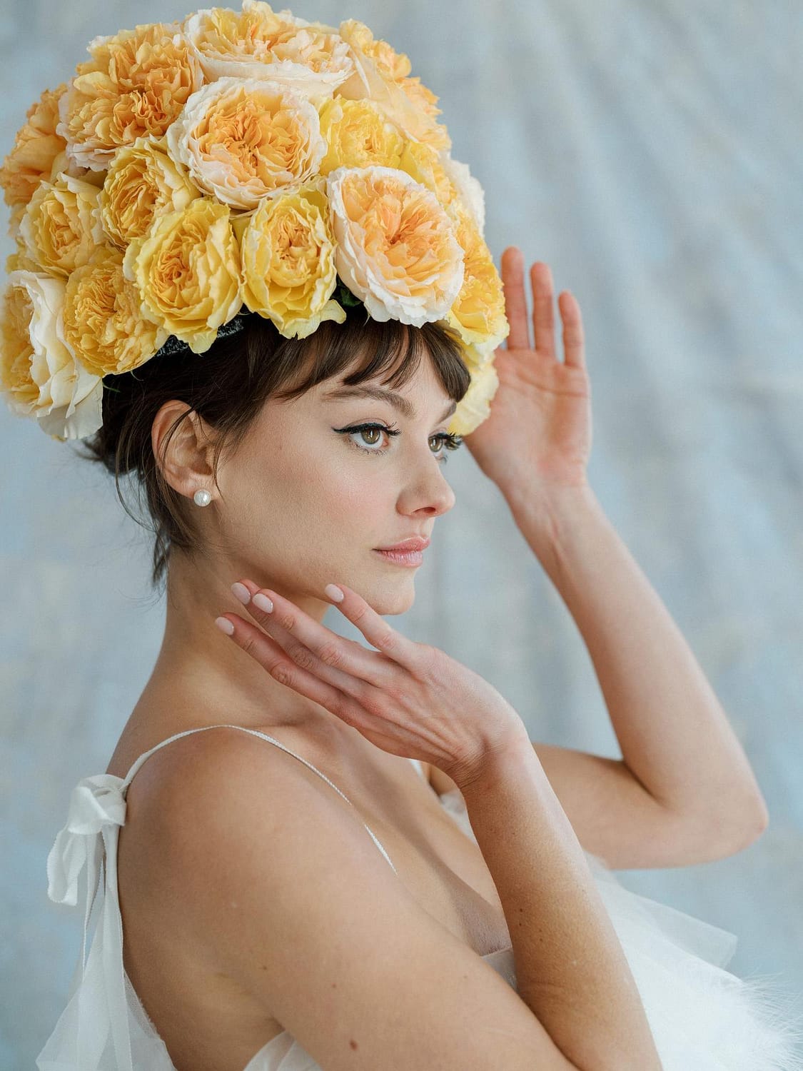 Yellow Floral Hat