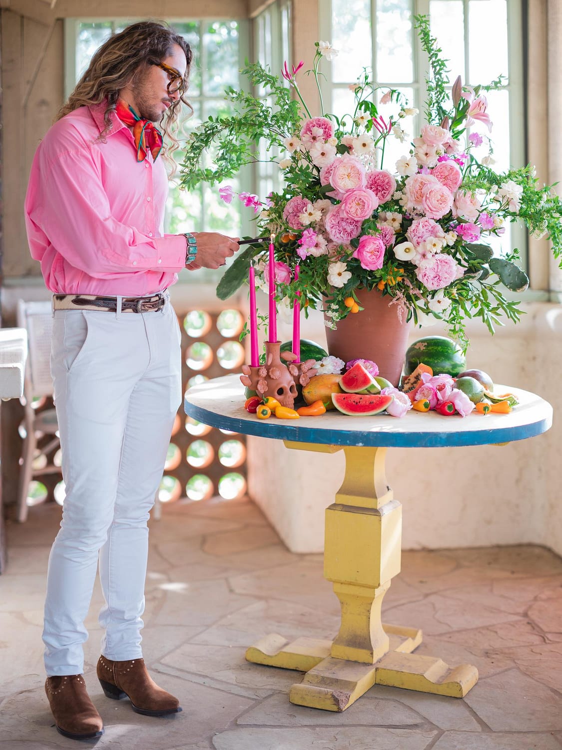 Gilberto Espinoza Designer Floral Cornouiller Et Sapin