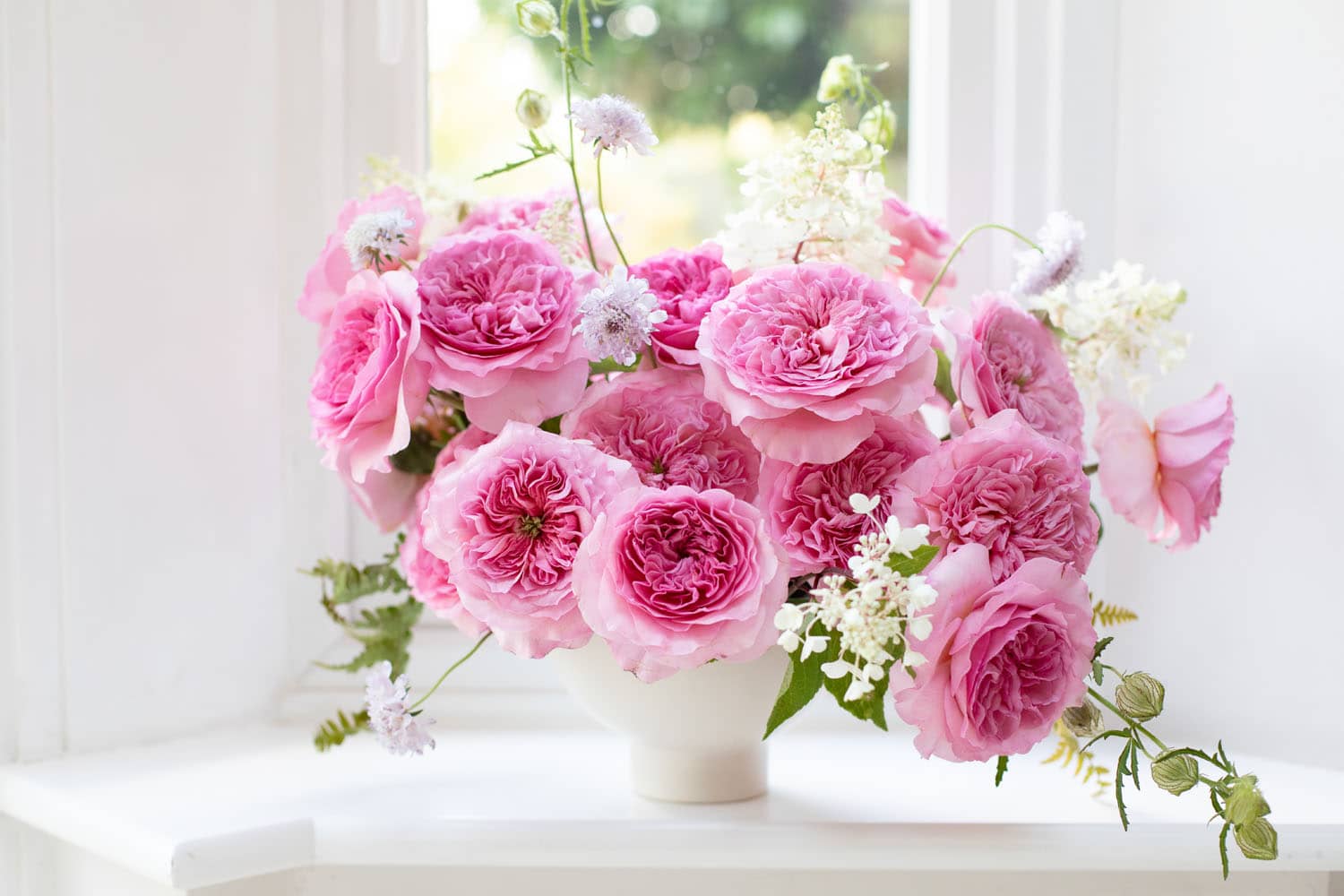 Millicent Pink Rose Vase Arrangement