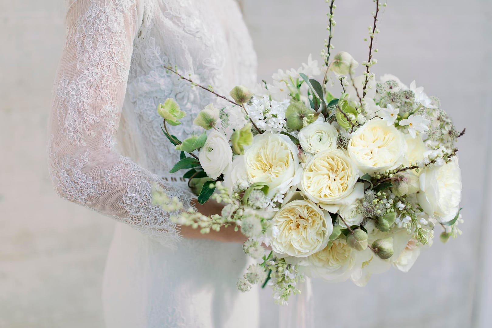 Winter Wedding Bouquets Leonora Roses