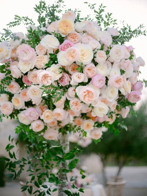 Alberi di rose per matrimoni