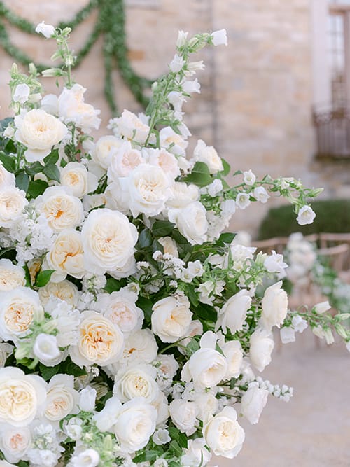 Tavolozza dei colori del matrimonio avorio