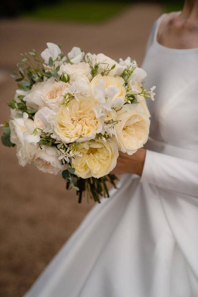 Bouquet da sposa bianco