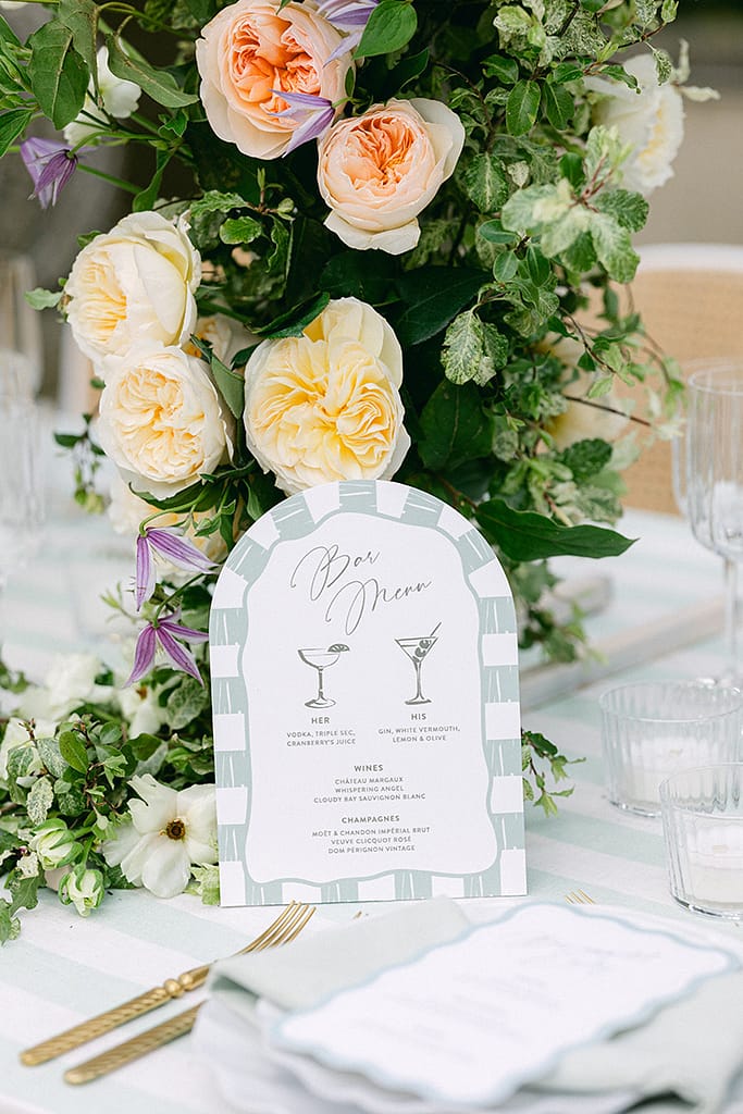 Welcome Dinner Menu