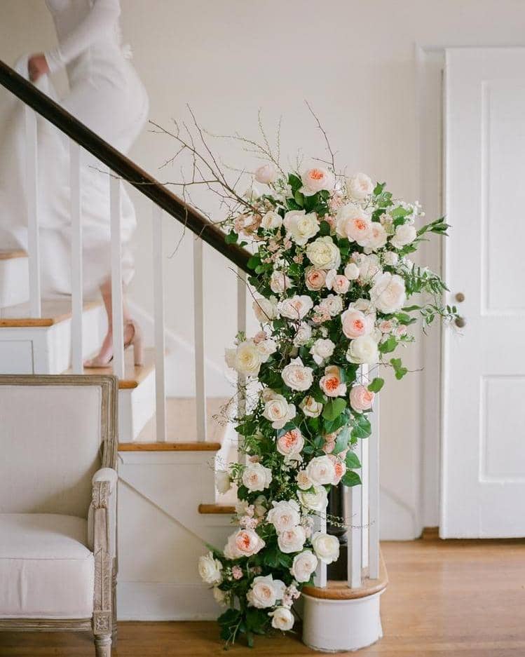 Idées florales de mariage pour la maison