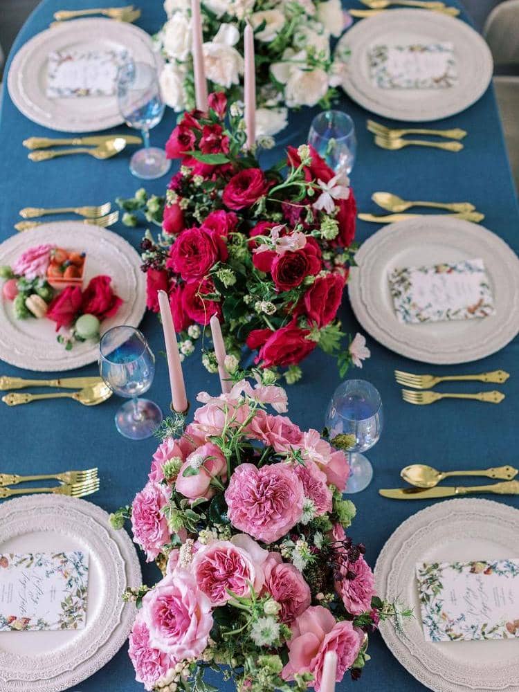 Rose Reception Table
