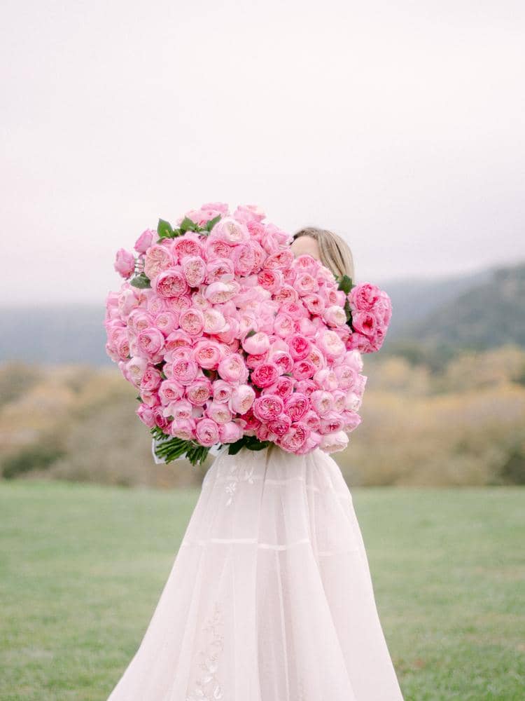 Pink Wedding Roses Constance Bouquet