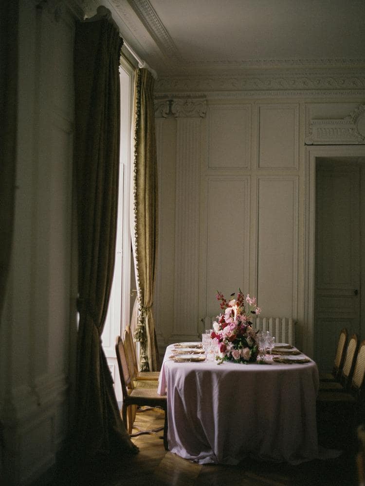 centre de table inspiré des maîtres hollandais