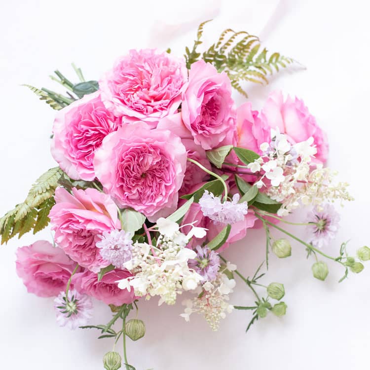 Millicent Pink Rose Bouquet
