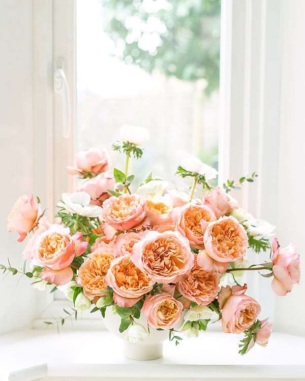Edith Urn Yellow Wedding Rose