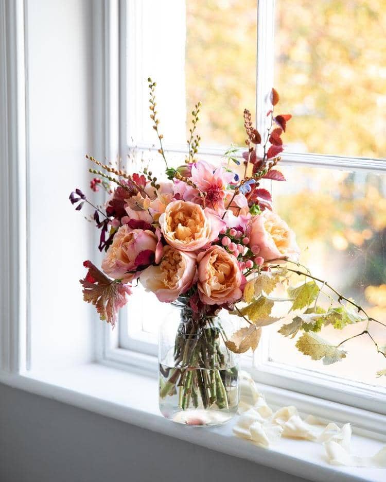 Edith Arrangement de vase de roses
