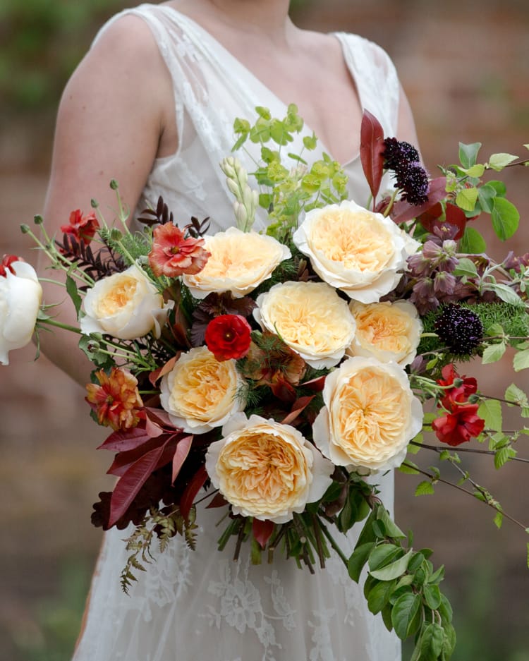 Effie Rosen-Hochzeits-Blumenstrauß-Design