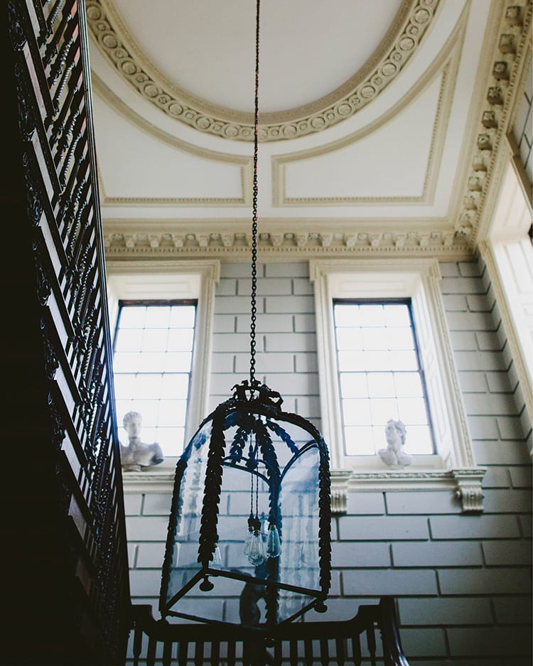 Escalera de la casa de Davenport Fotografía de David Jenkins