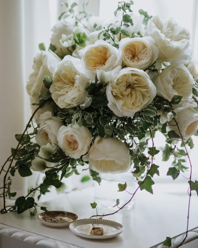 Leonora Wedding Bouquet with Engagement Ring