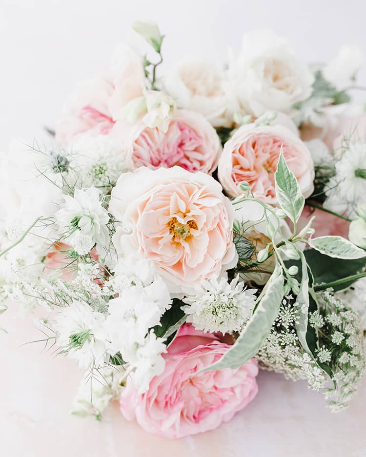 Pink Rose Wedding Bouquet