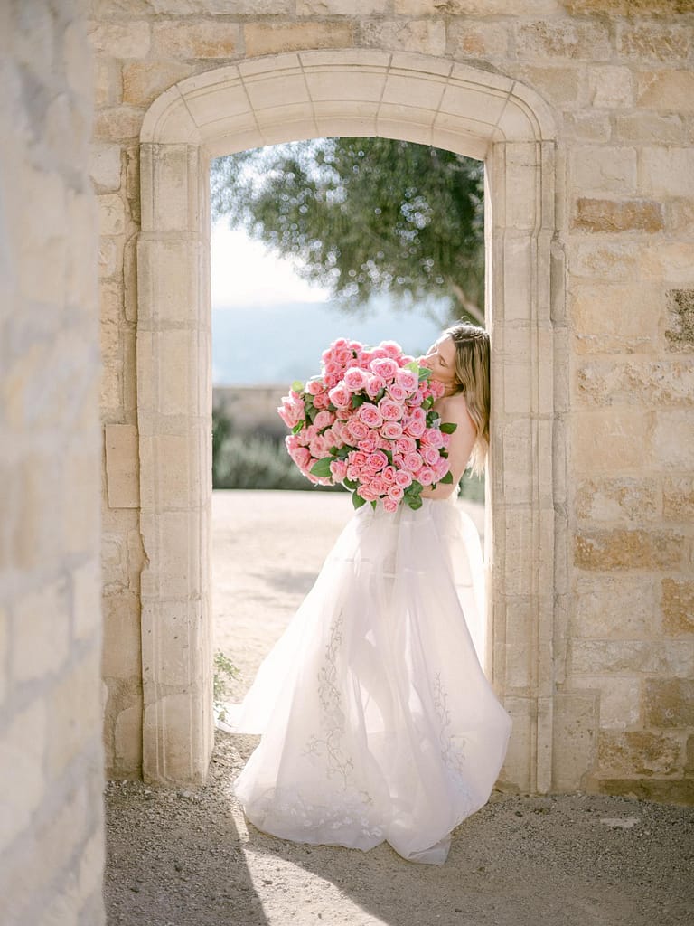 Pink Roses for Wedding Bouquet