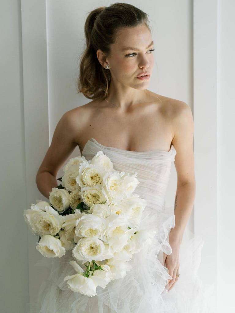 bouquets de mariage pastel