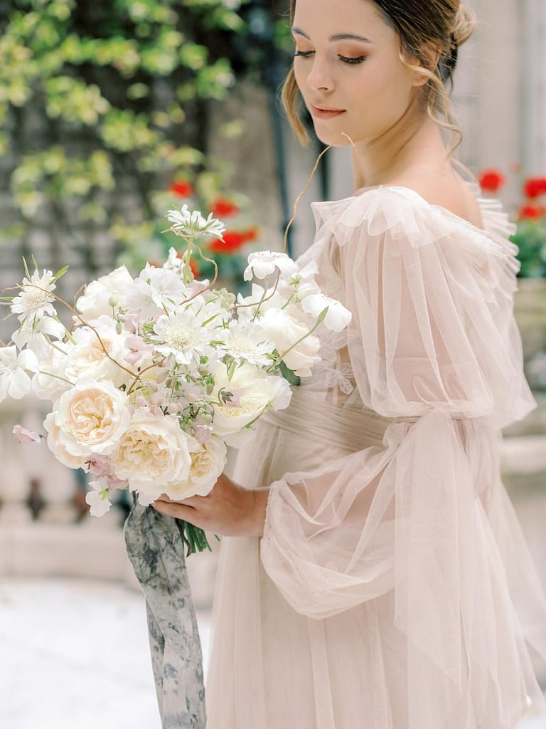 rose bridal bouquet