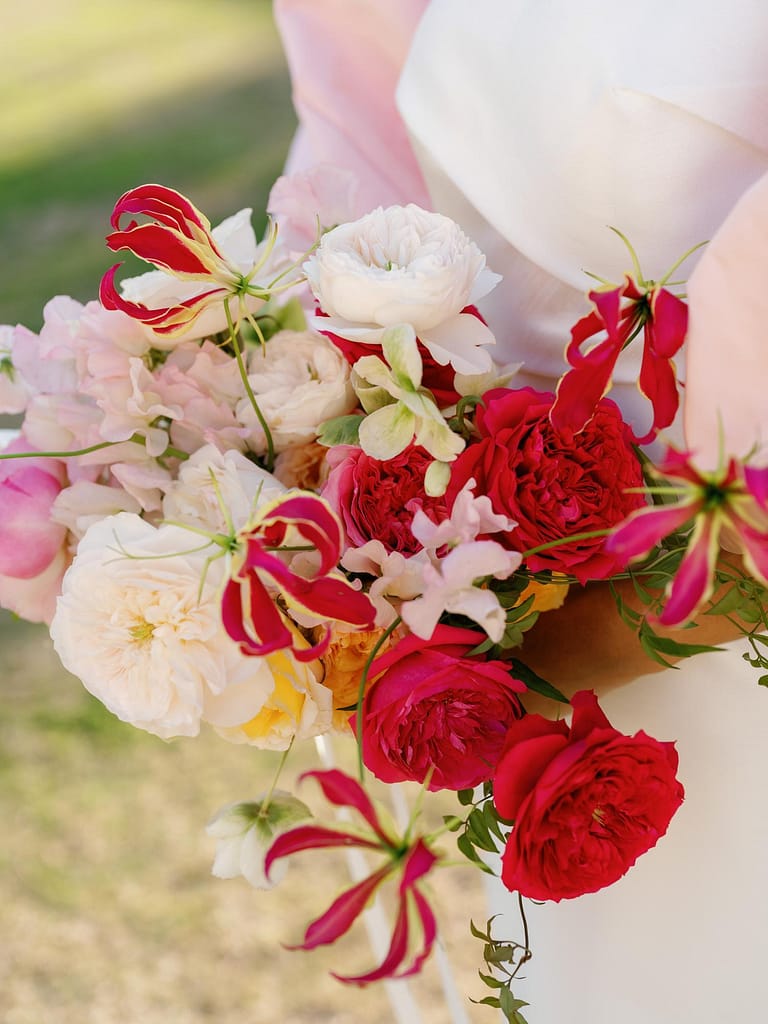 rose bridal bouquet