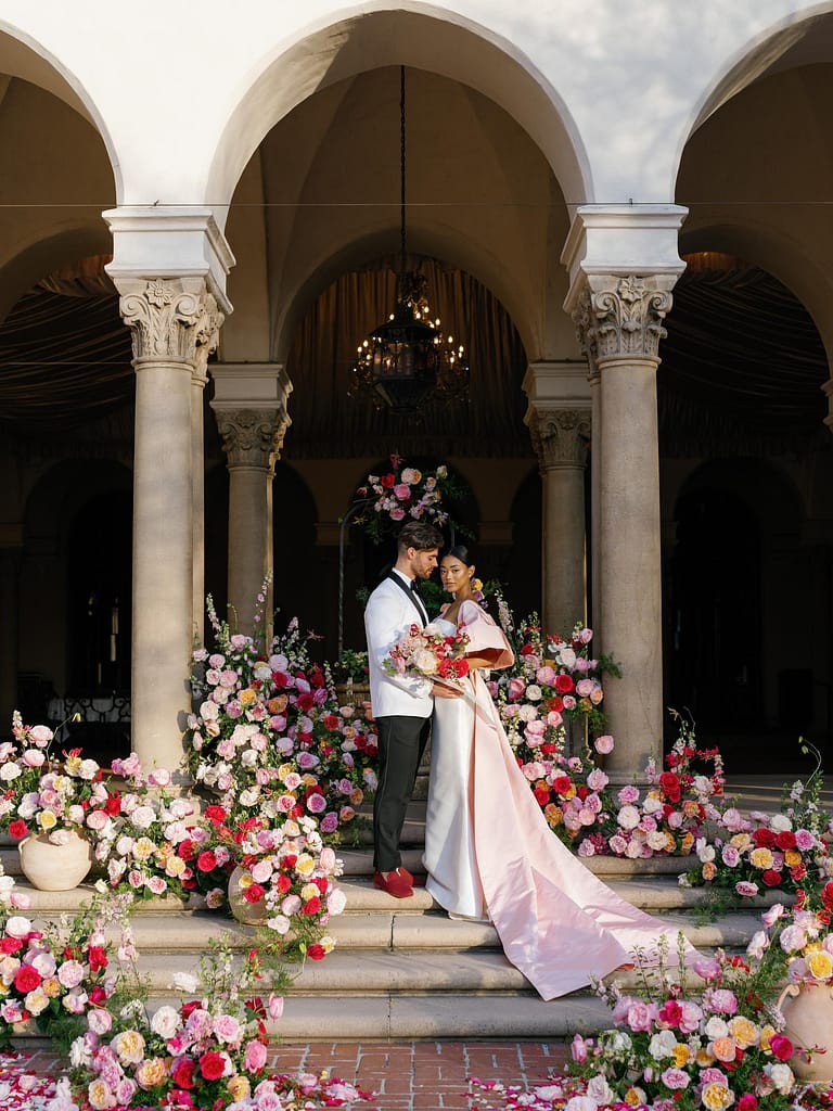 rose bridal bouquet