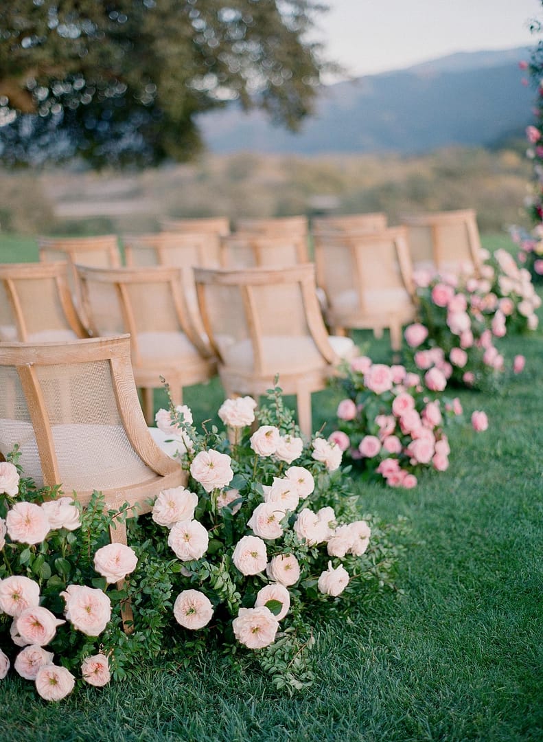 Wedding Aisle of Roses