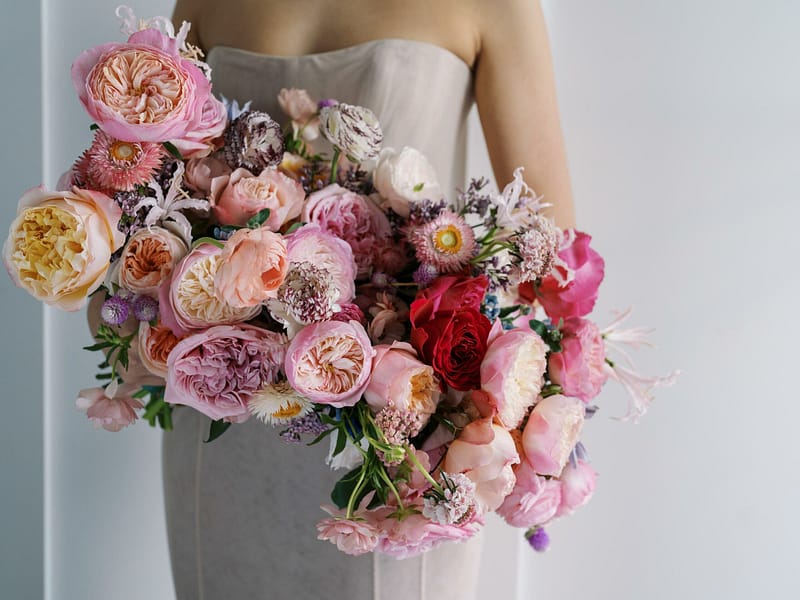 Bouquet da sposa audace
