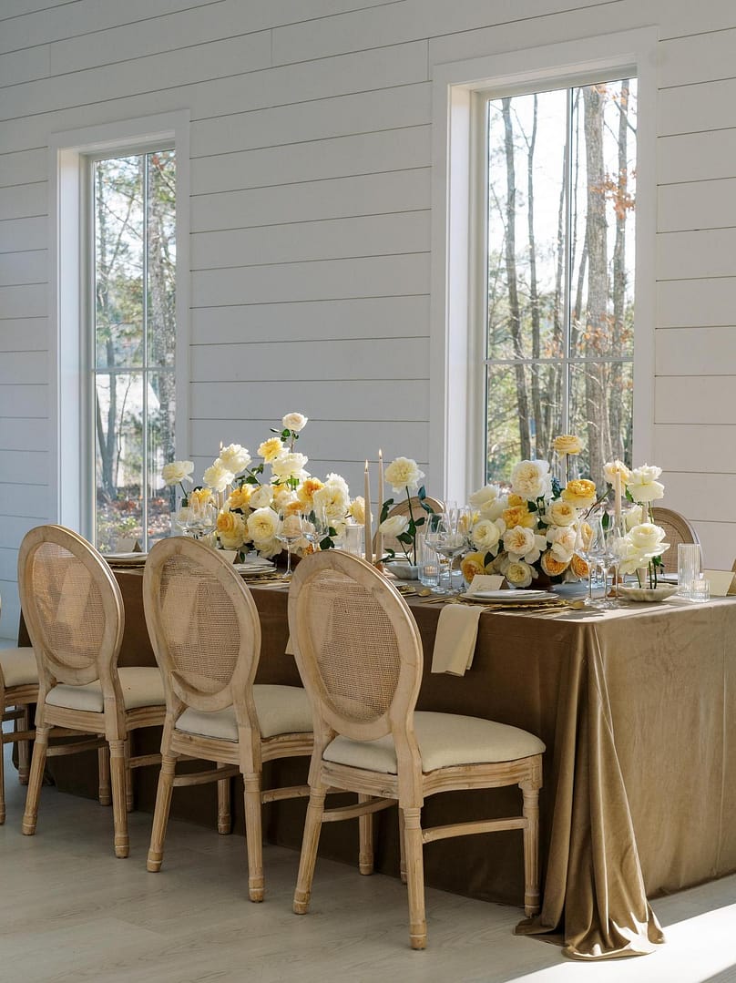 Barn Wedding Reception Table