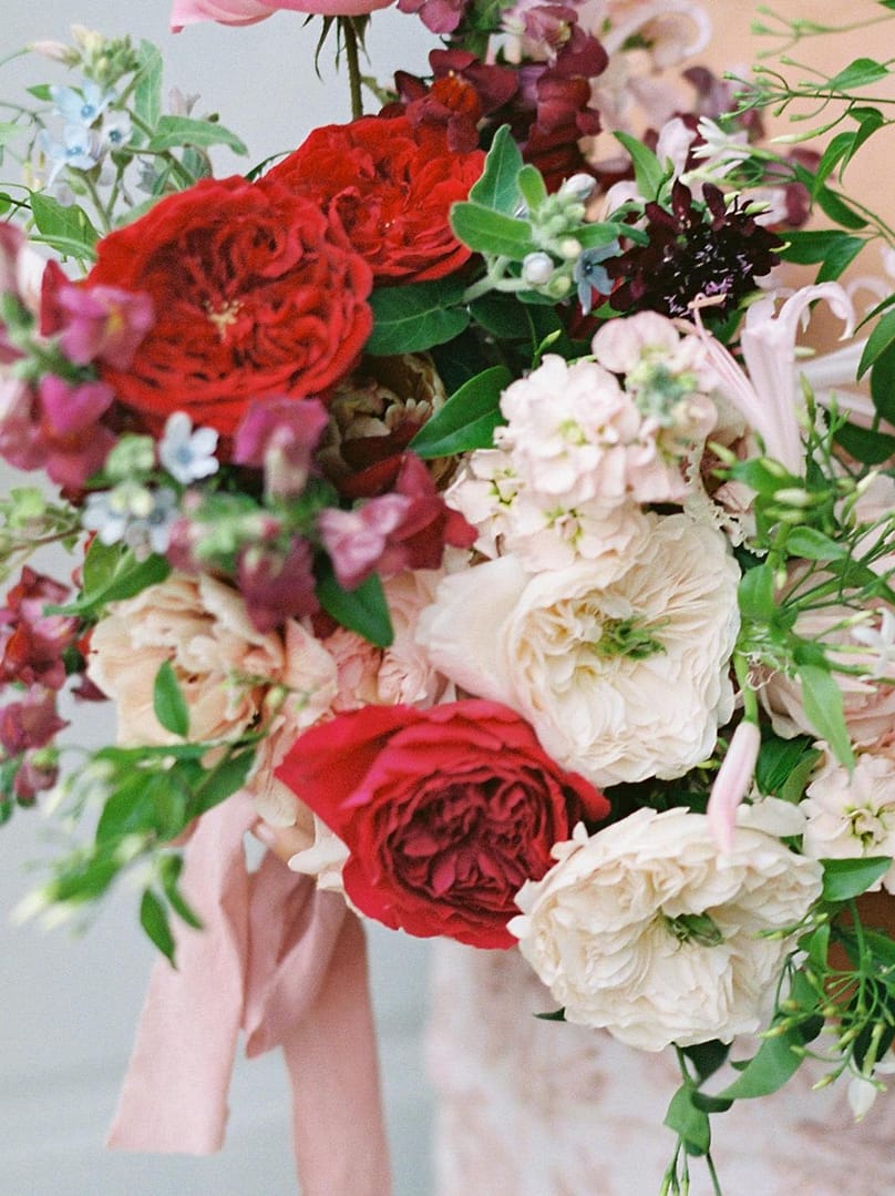 Red And Pink Wedding Flowers