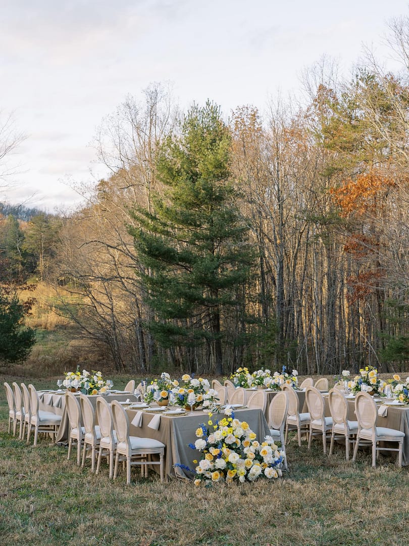 Woodland Wedding Reception