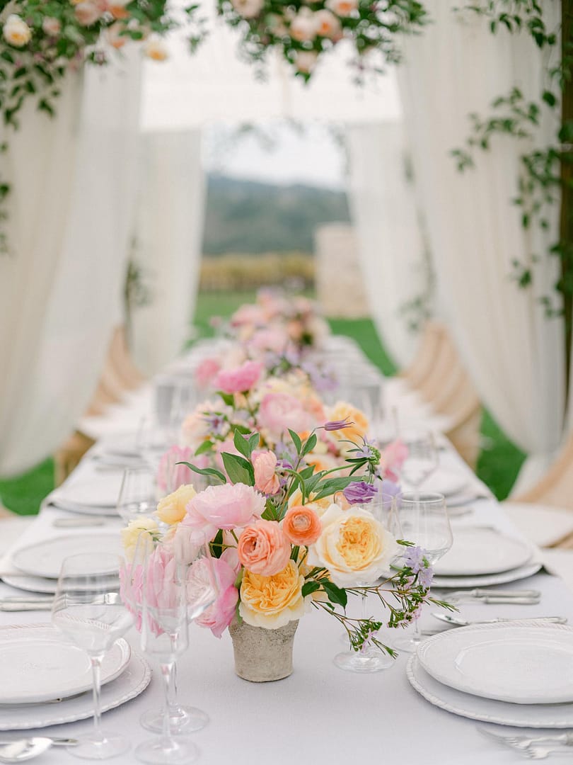 Pastel Wedding Table