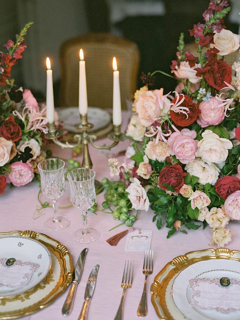 centre de table inspiré des maîtres hollandais