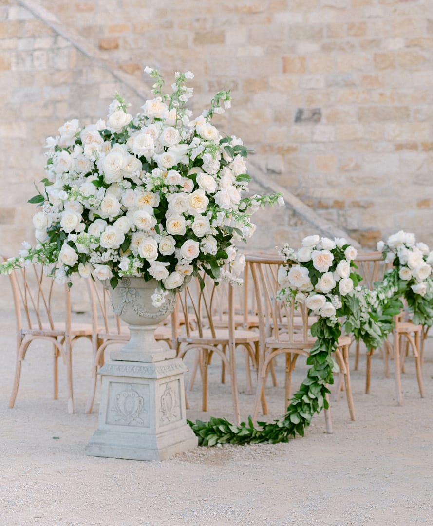 Elegante e romantico centrotavola, un pezzo unico per decorare con