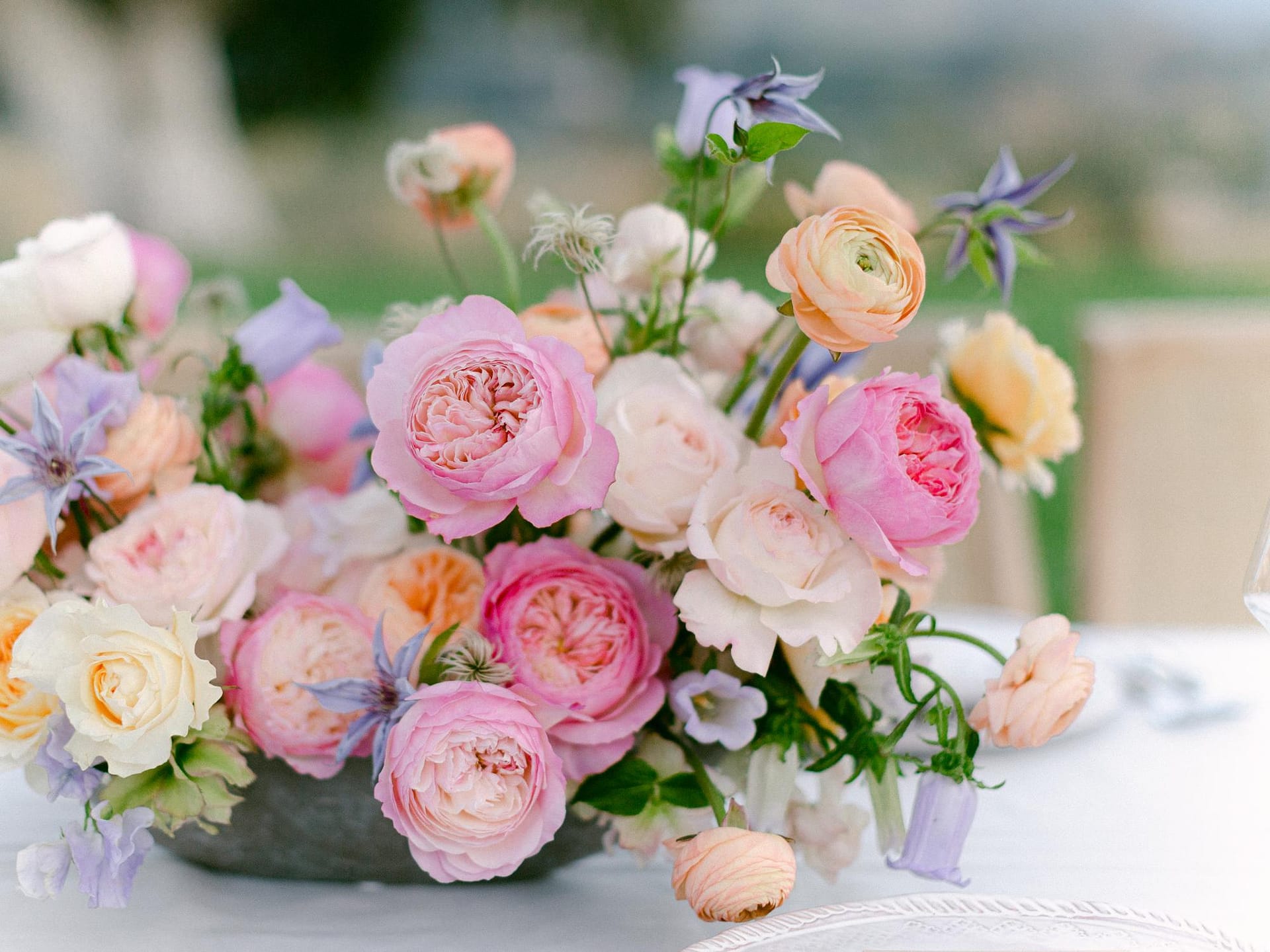 MarieDaageリモージュ　デザートプレート　フューシャピンク　薔薇　ローズ MarieDaageリモージュ デザートプレート フューシャピンク 薔薇